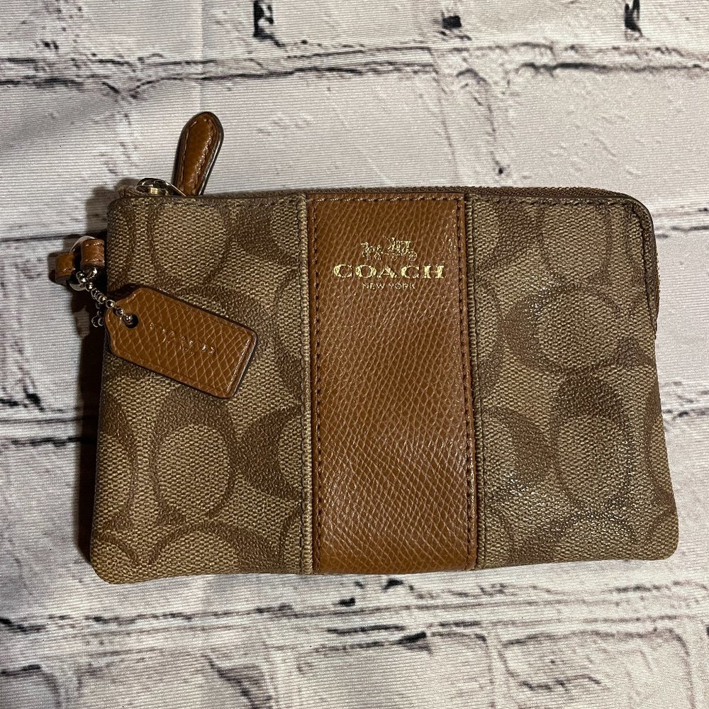 Light Brown, Coach, Hand Wallet